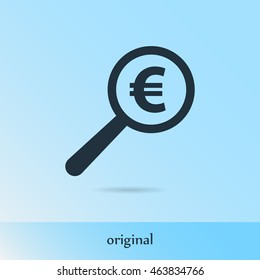 Euro vector icon