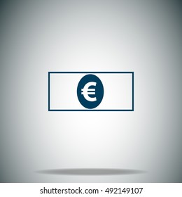Euro vector icon