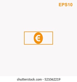Euro vector icon