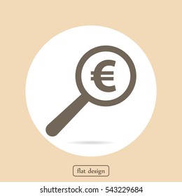 Euro vector icon