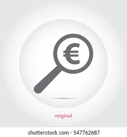 Euro vector icon