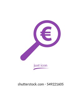 Euro vector icon