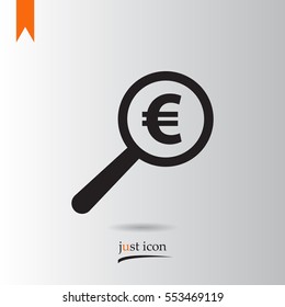 Euro vector icon