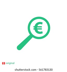 Euro vector icon