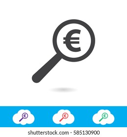 Euro vector icon