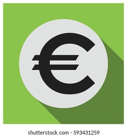 Euro vector icon