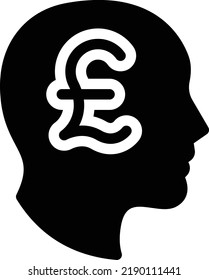 ilustración de Euro Vector en un fondo transparente. Símbolos de calidad superior. Iconos vectoriales de glifos para diseño de conceptos y gráficos.