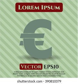 Euro vector symbol