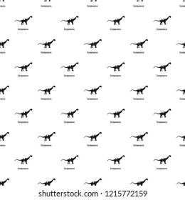 Europasaurus pattern seamless vector repeat geometric for any web design