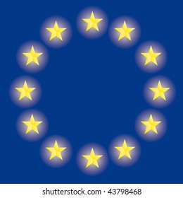 europe 3D vector illustration