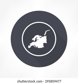 europe continent icon