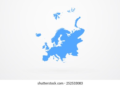 Europe Continent Map