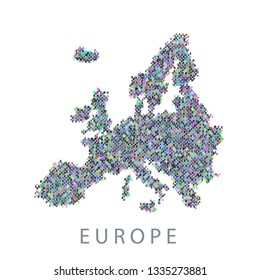 EUROPE CONTINENT VECTOR