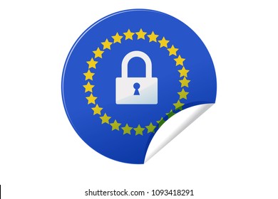 Europe data protection sticker.