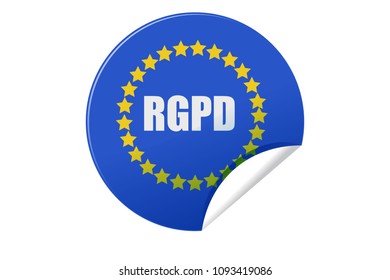 Europe data protection sticker.