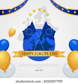 Europe Day is an annual celebration observed on May 9th that commemorates the founding of the European Union (EU).