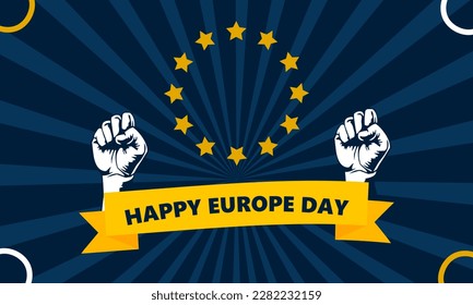 Día de Europa. Día festivo anual en mayo. Es el nombre de dos días de observancia anual: el 5 de mayo por el Consejo de Europa y el 9 de mayo por la Unión Europea
