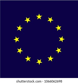 Europe Day Vector Template Design Illustration