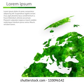 Europe ecology concept