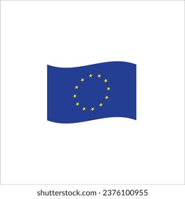 Europe flag icon vector illustration