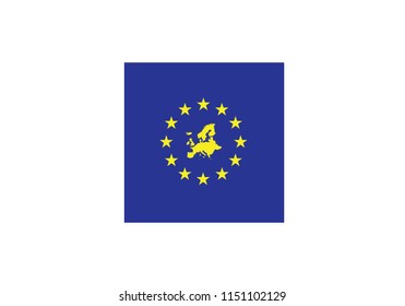 Europe flag symbol emblem stars European union