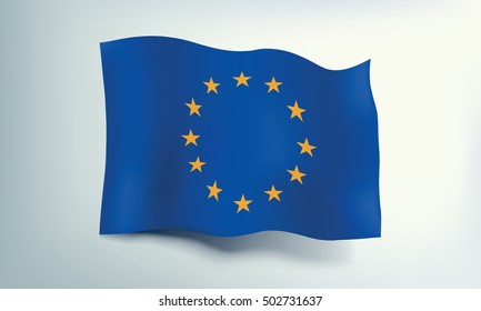 europe flag vector illustration