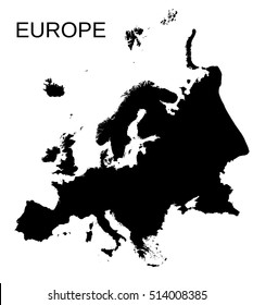 Europe - high detailed vector map