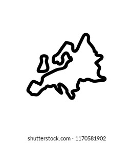 europe icon vector