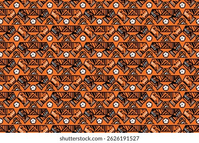 Europe league football team international tournament competition vector rectangular orange background with scarf ball and cap