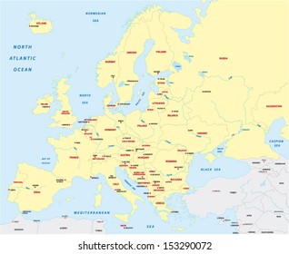 europe map