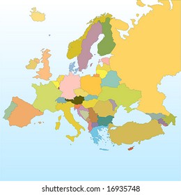 Europe map