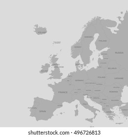 Europe map