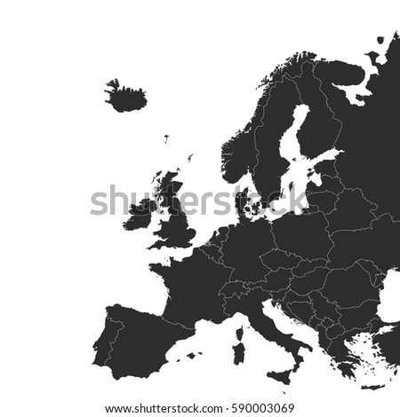 Europe map Stock foto © 