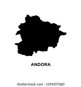 europe - map - andora map vector