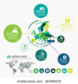 europe map infographic