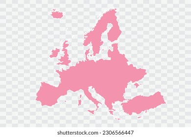 Europa Map Color de rosa Archivos de calidad de fondo png