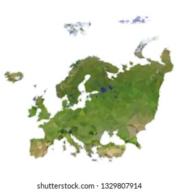 Europe map vector