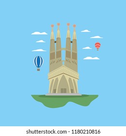 Europe monuent concept