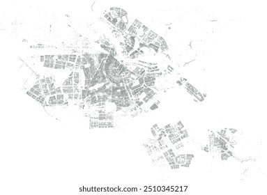 Europa Países Bajos Ámsterdam Mapa con código postal6 Áreas