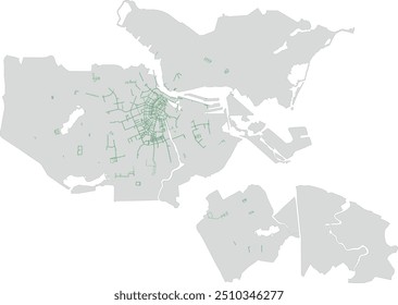 Europa Países Bajos Ámsterdam Mapa con ACERAS