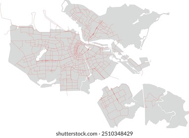 Europa Países Bajos Amsterdam Mapa con VERKEERSPROGNOSE-TRAFFIC