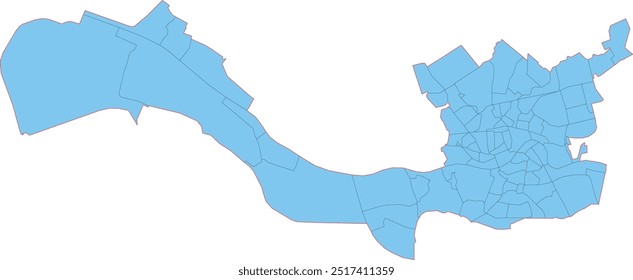 Europa Niederlande Rotterdam Stadtplan