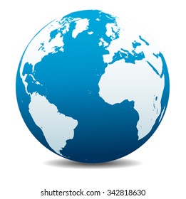 Europe, North and South America, Africa Global World