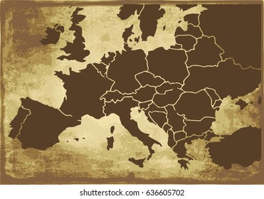 Europe Old Map