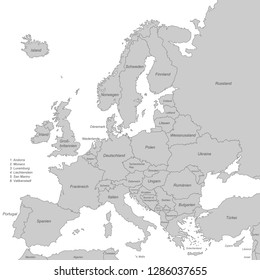 Europe - Political Map of Europe