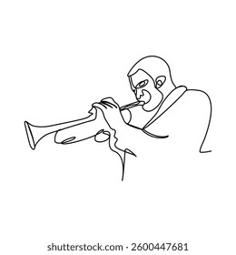 Europe Song Contest word bubble line art with musical instruments