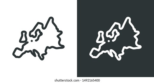 Europe Symbol Sign Icon Vector