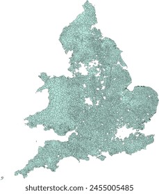 Europe United Kingdom digital vector boundaries for Parishes in England and Wales