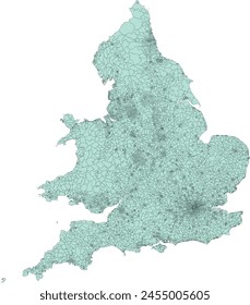 Europe United Kingdom LAU2 Local Administrative Units, level 2 (January 2018) Boundaries in England and Wales