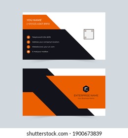 European and American style business card